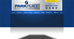 Desktop Screenshot of parkplacesign.com